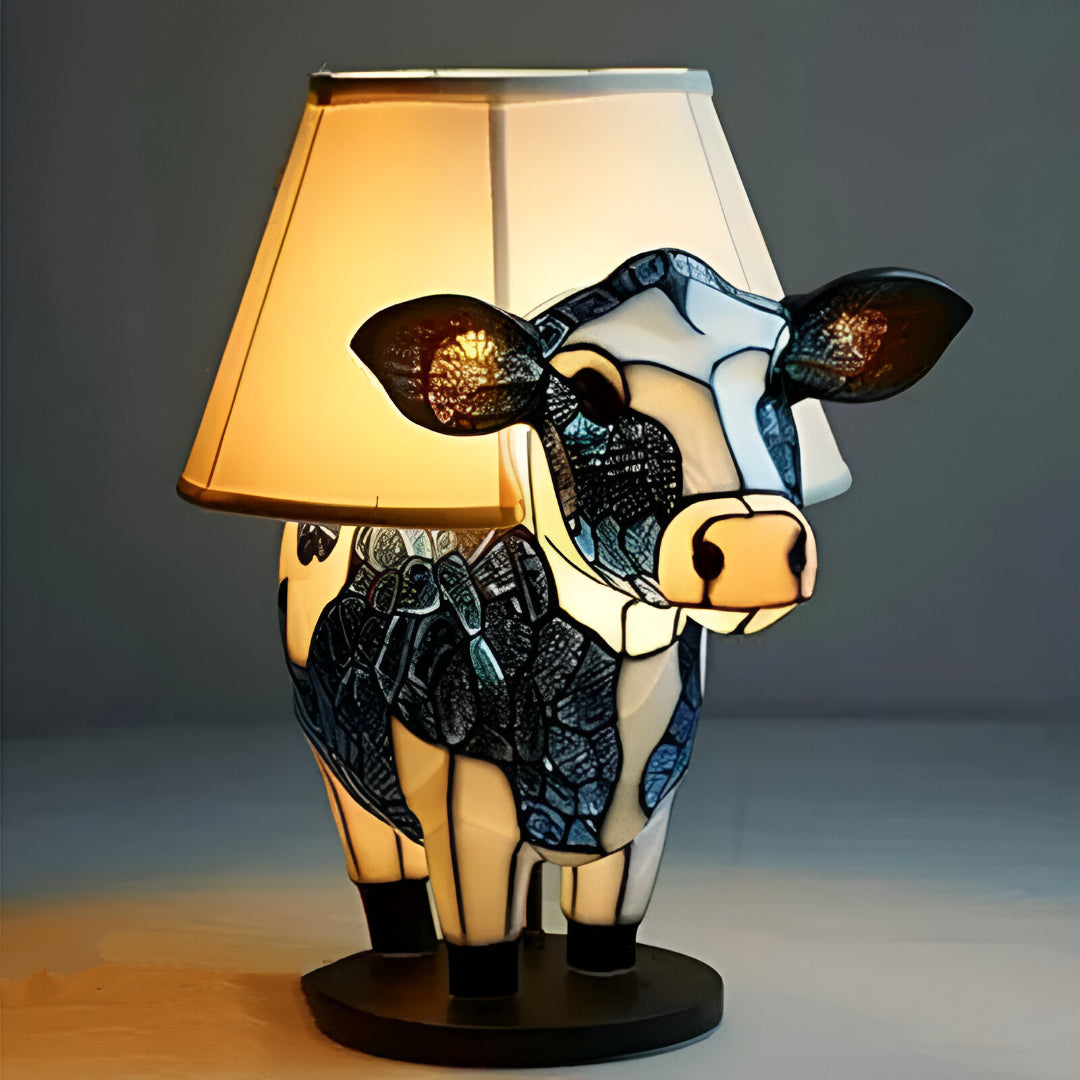Vache Holstein enchantée