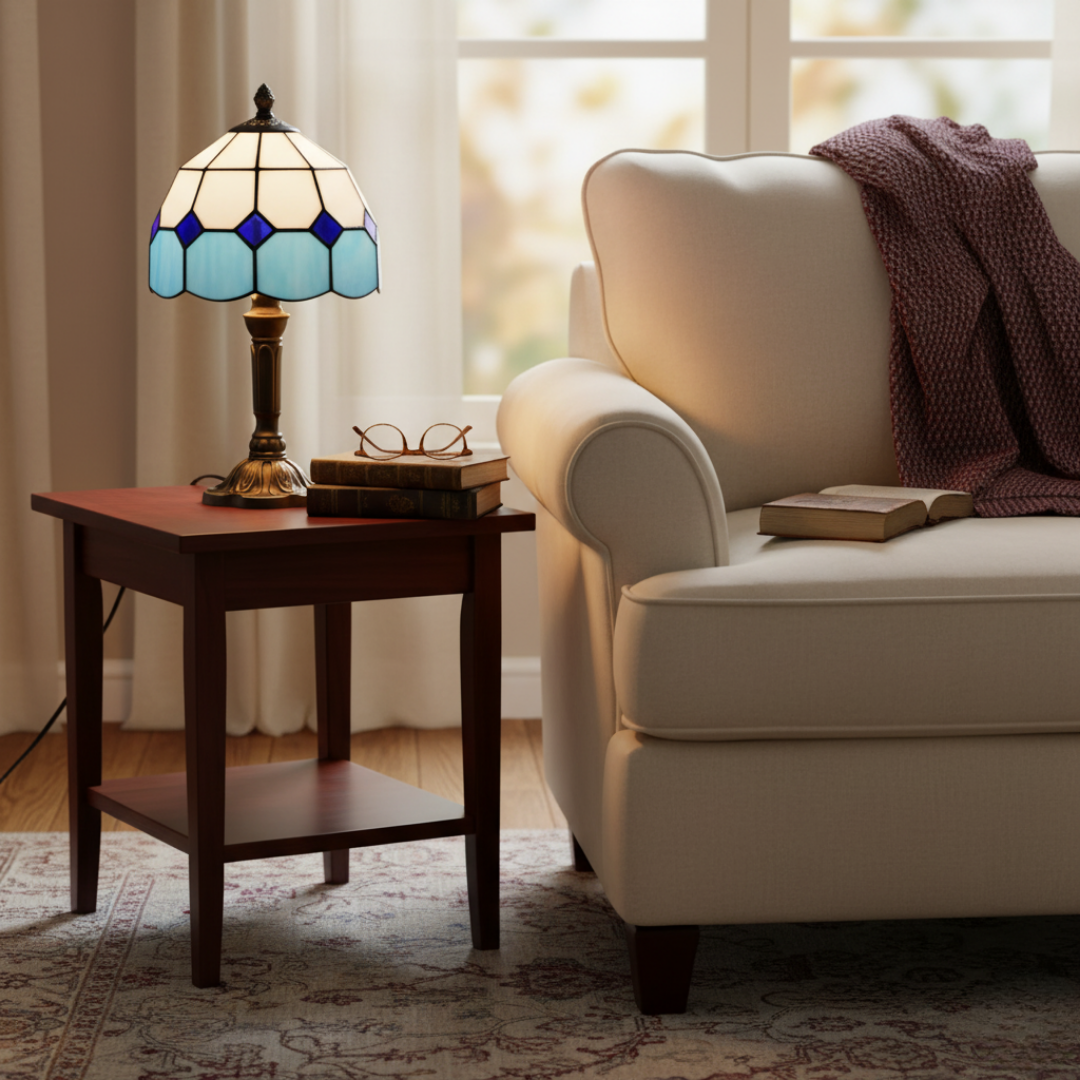 Lampe de table LED au style méditerranéen