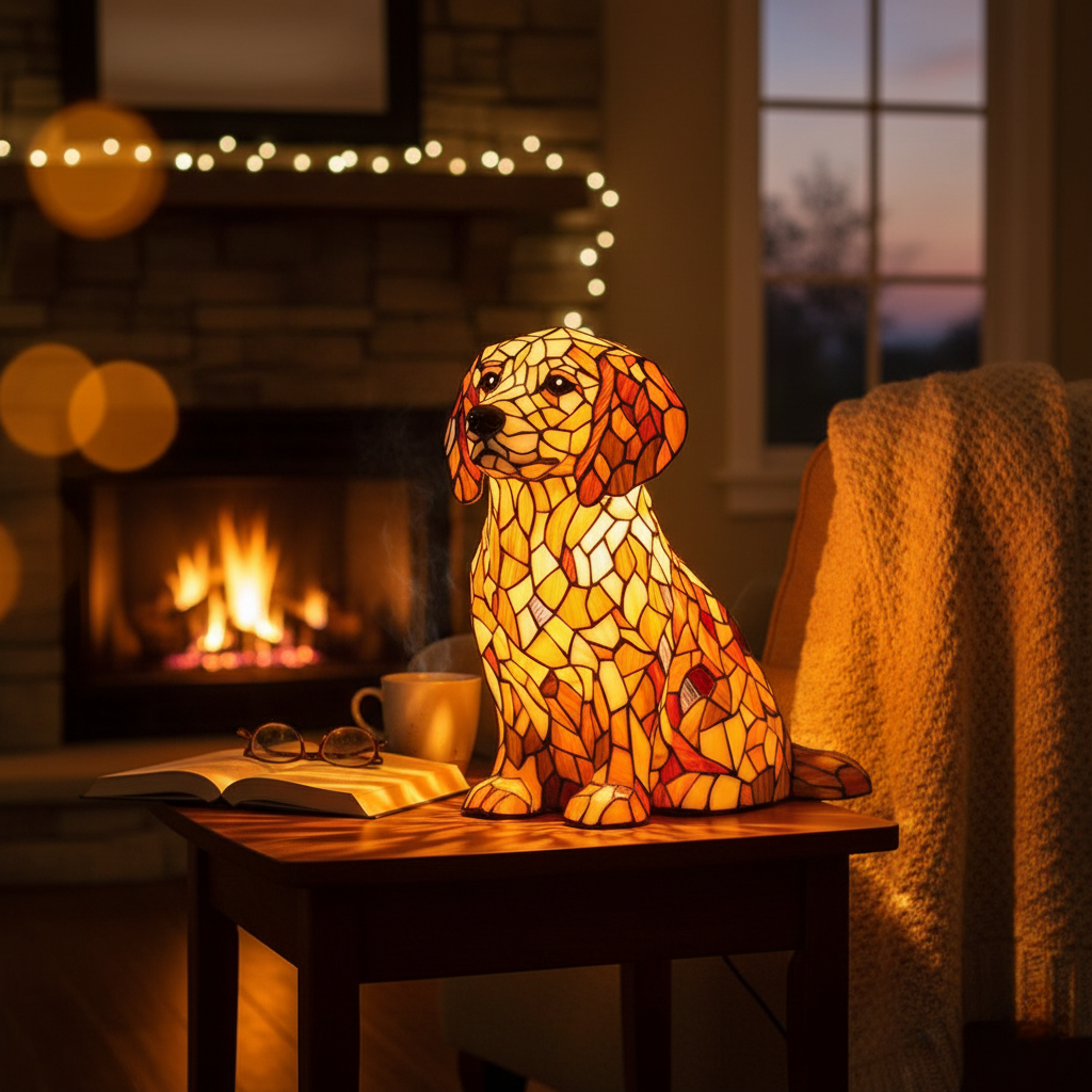 Lily, la statue spirituelle du Golden Retriever