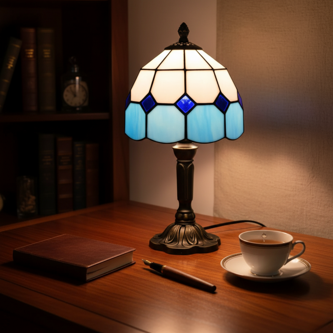 Lampe de table LED au style méditerranéen