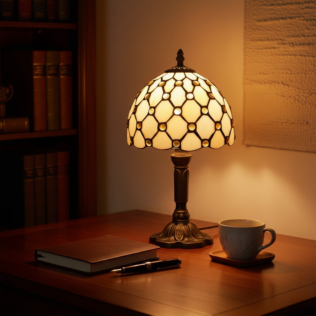 Lampe de table baroque vintage luxueuse