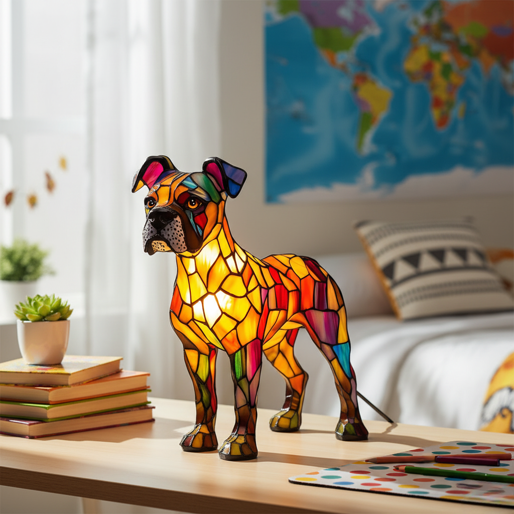 Lampe en forme de chien