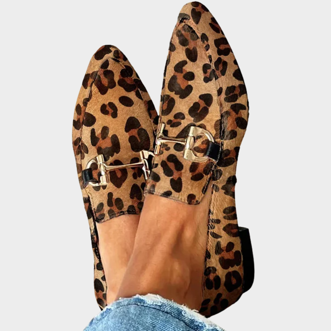 Gia - Mocassins Élégants Léopard