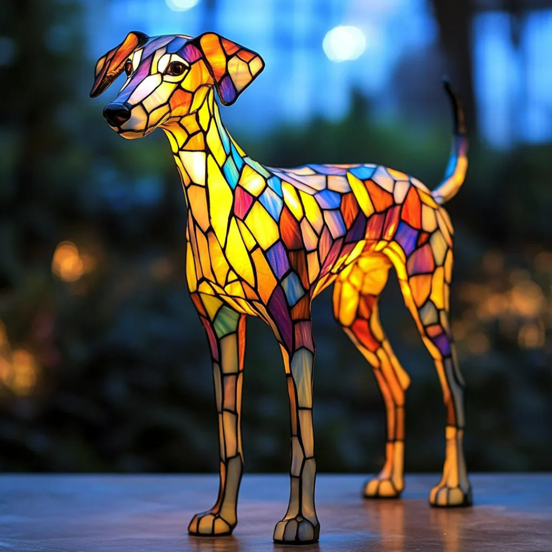 Émaillé inspiré par le Whippet