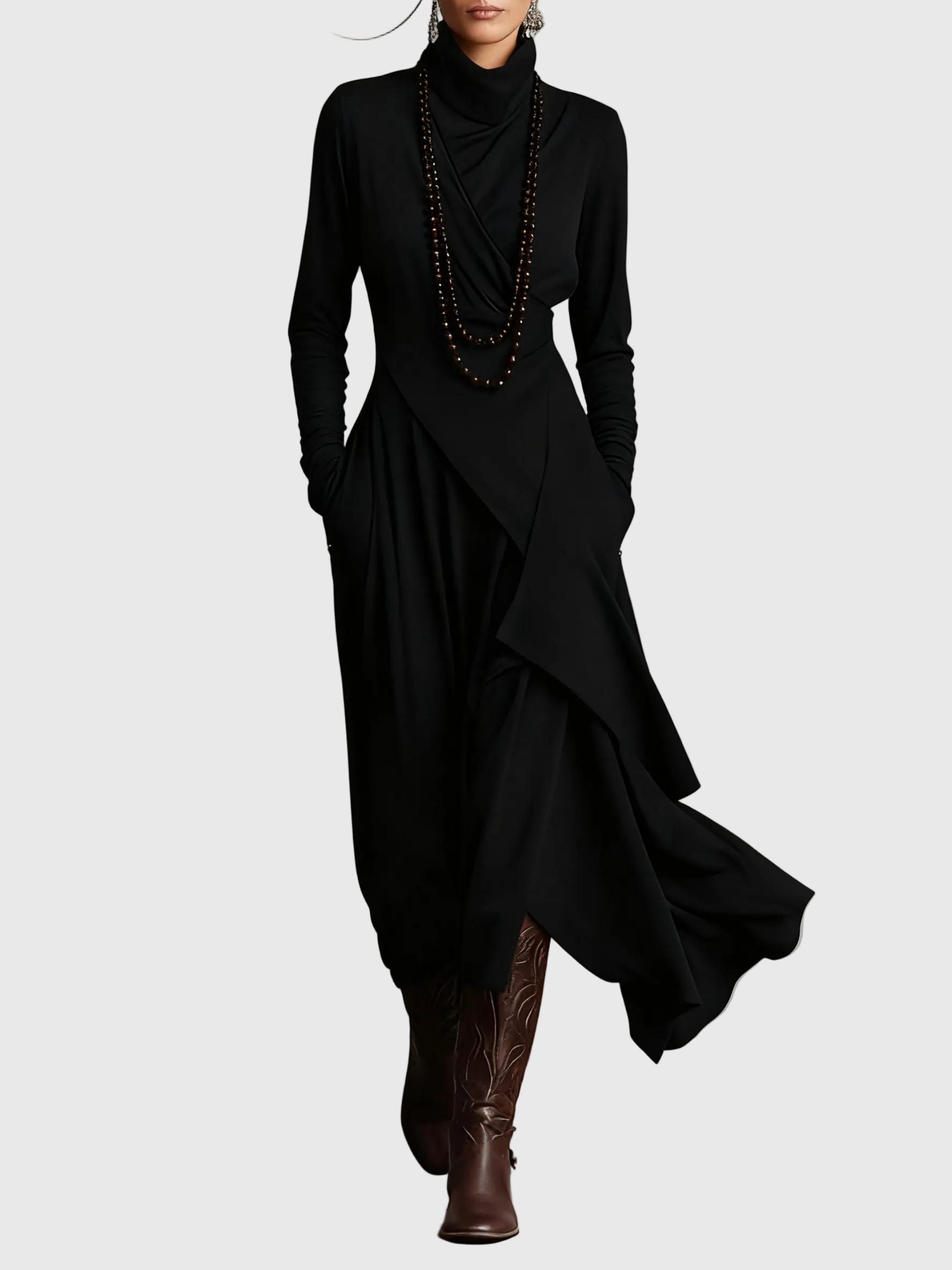 Violet | Robe Maxi Plissée