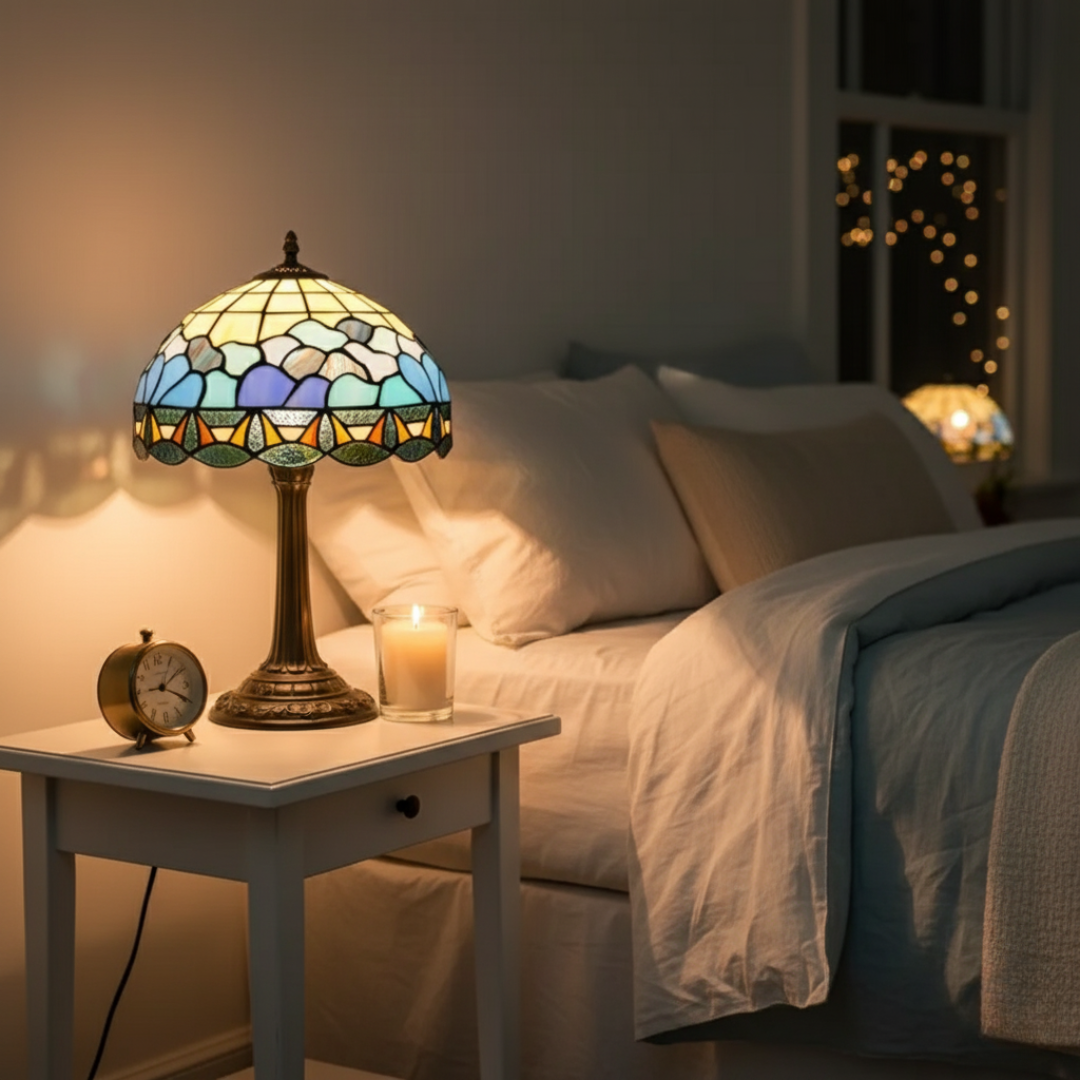 Lampe vibrante inspirée par la rose