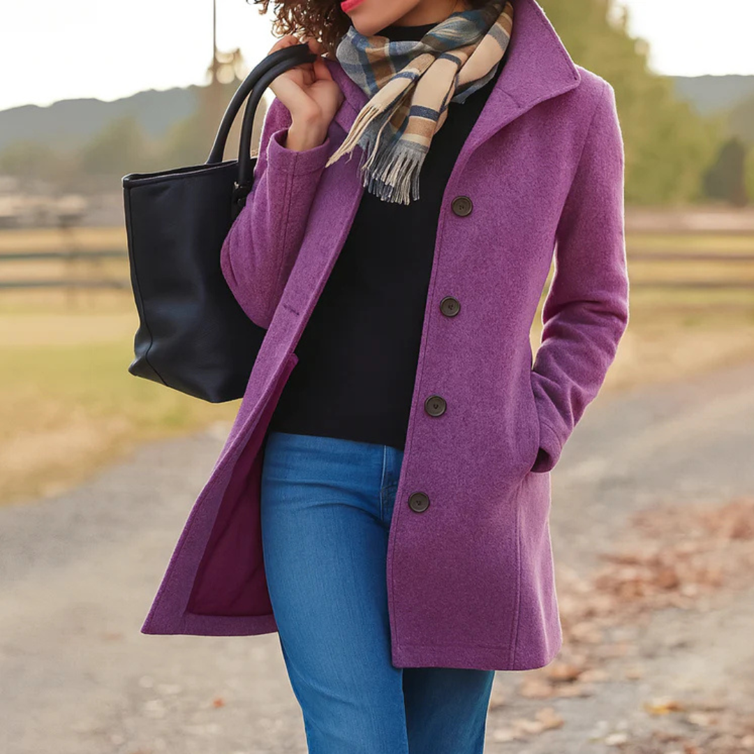 Aurora | Manteau à Un Bouton
