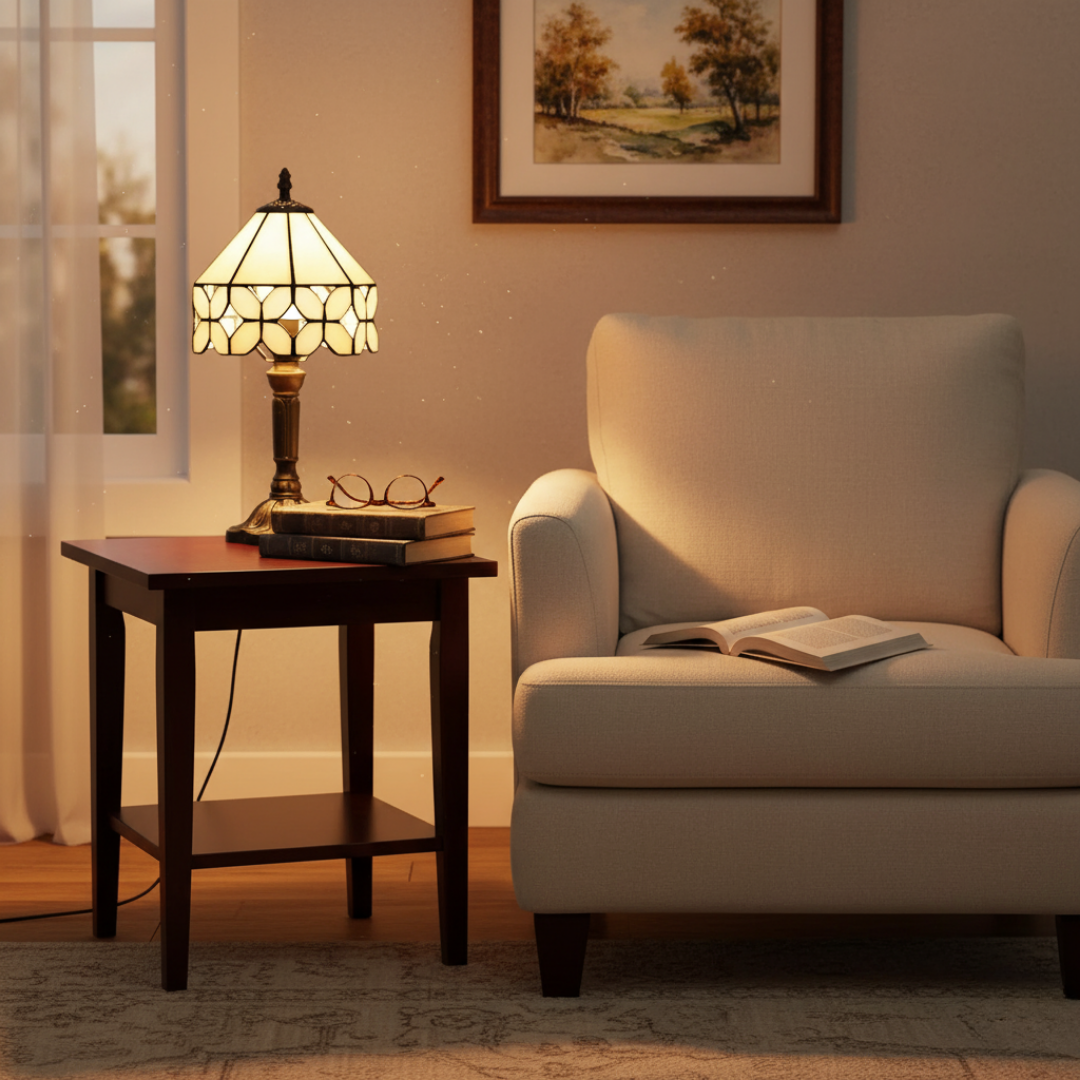 Lampe LED de style baroque antique
