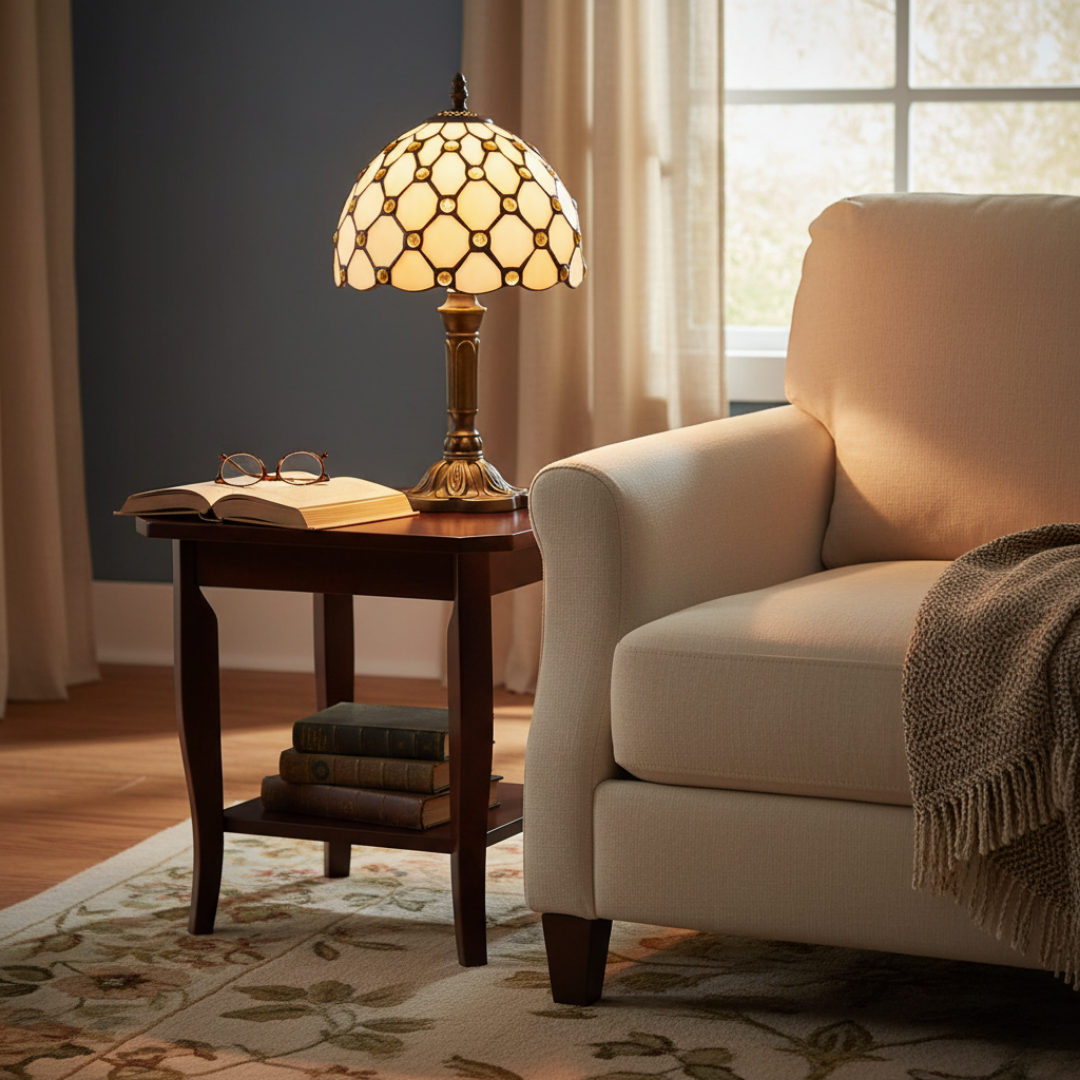 Lampe de table baroque vintage luxueuse