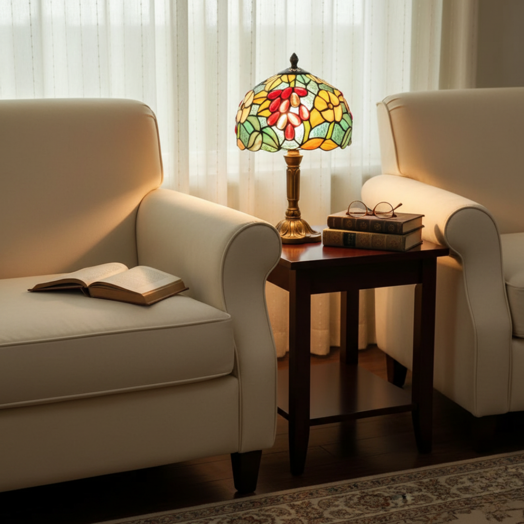Lampe de table LED baroque rococo