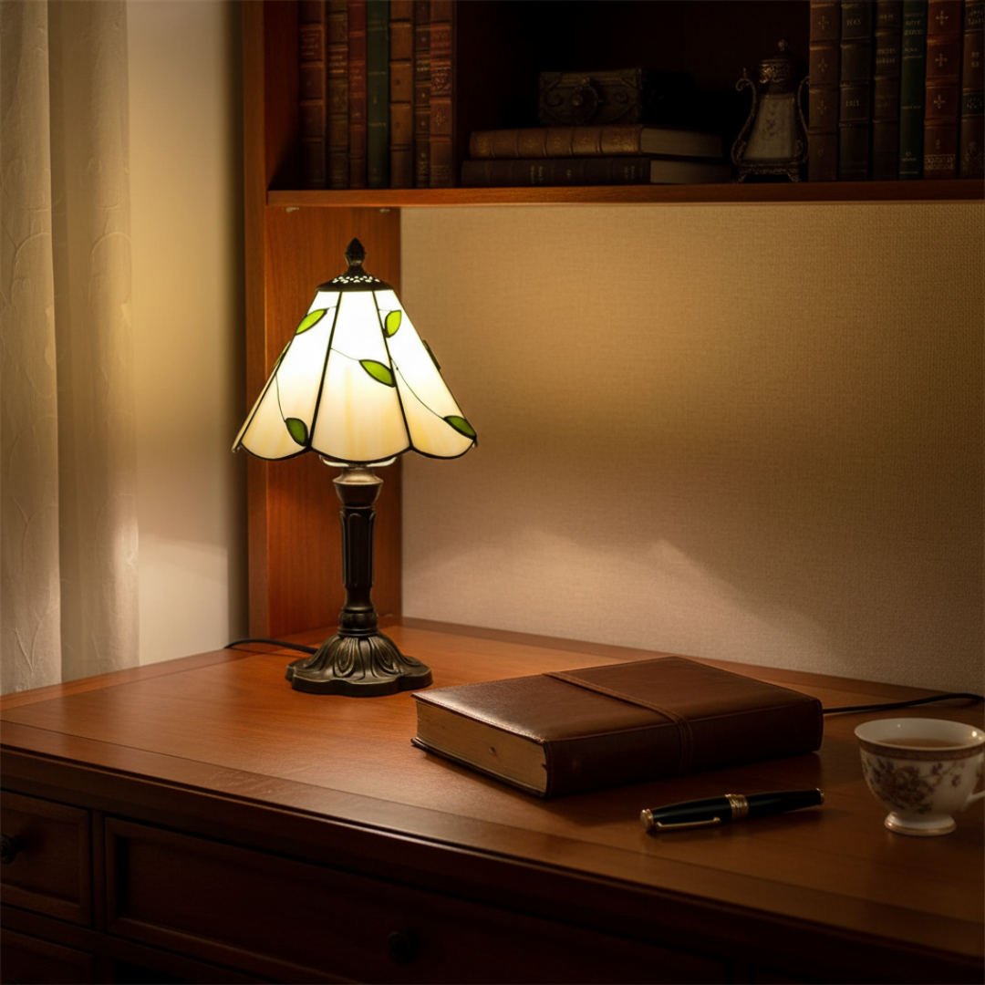 Lampe de table à LED inspirée du style baroque rétro