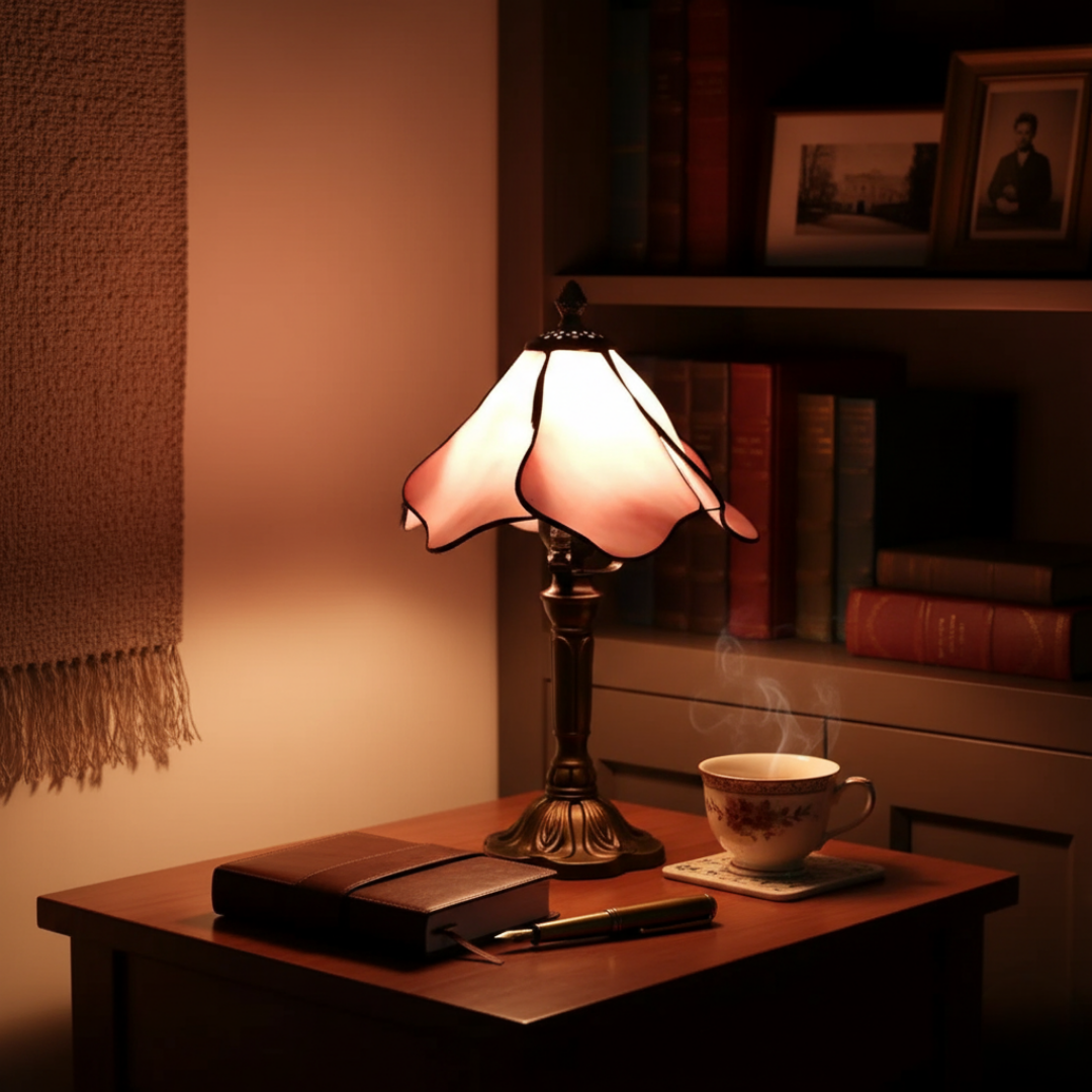 Lampe de table LED artistique inspirée du Baroque
