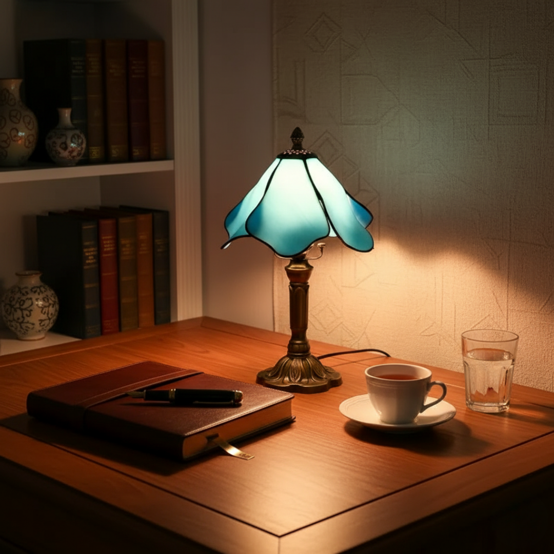 Lampe de table baroque vintage romantique