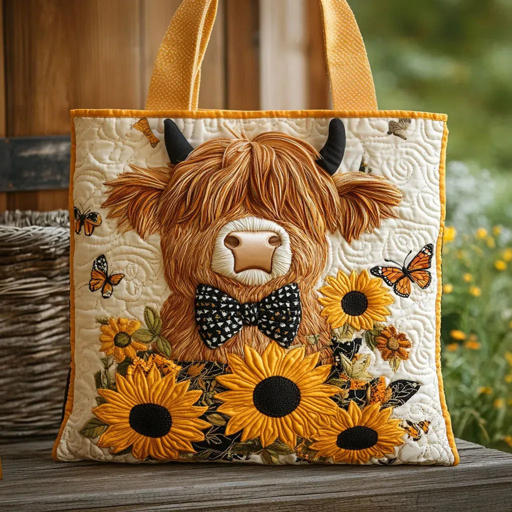 Sac artisanal matelassé papillon et nœud
