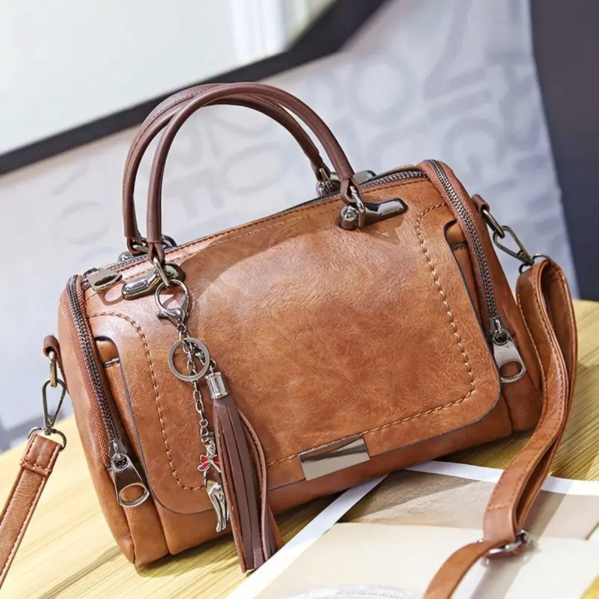 Julie™ | Sac en Cuir Texturé