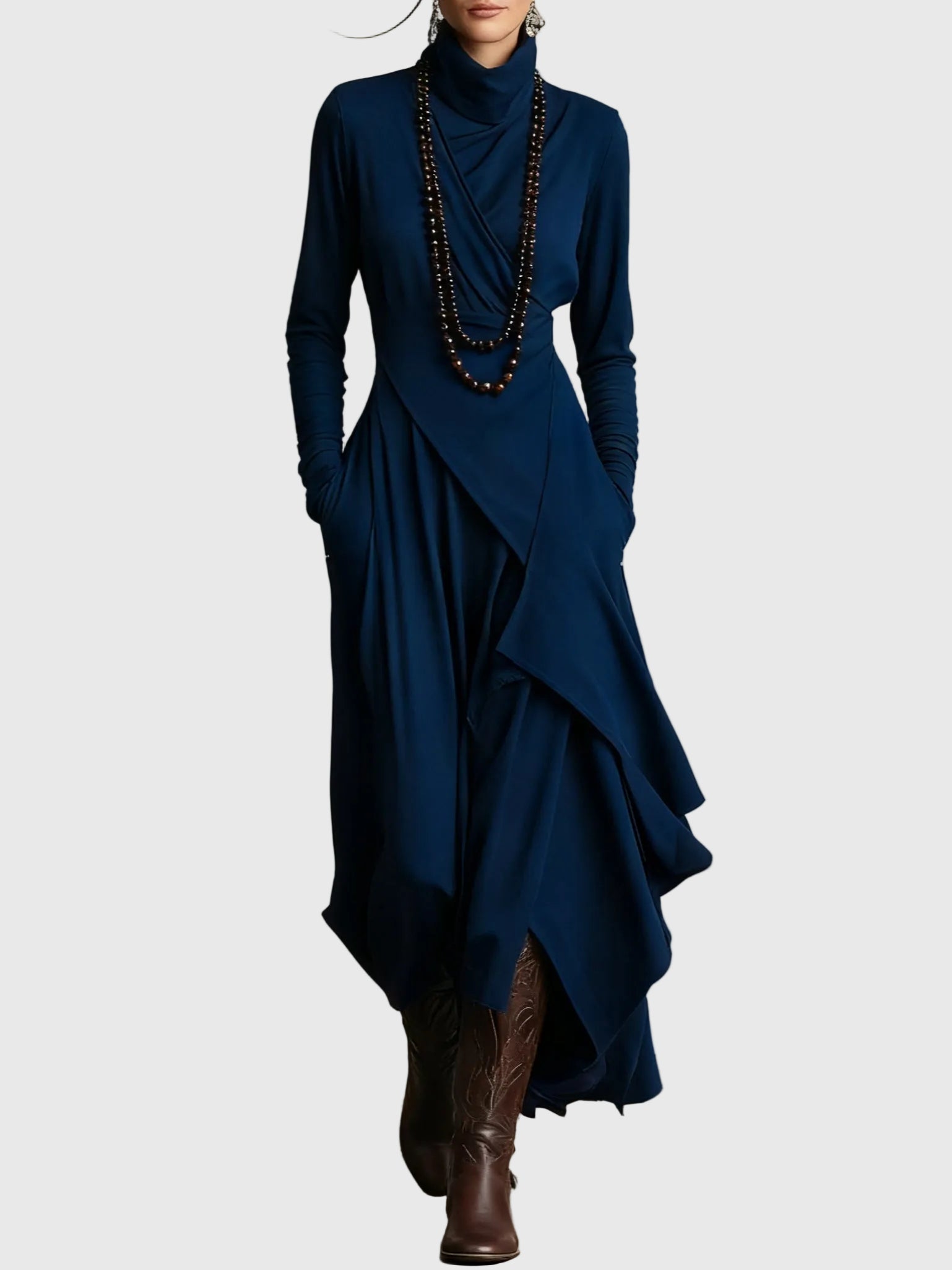 Violet | Robe Maxi Plissée