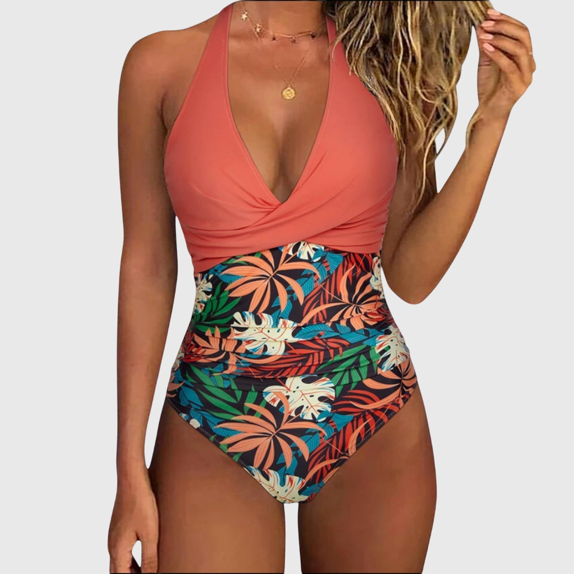 Florence - Maillot de bain élégant pour femmes avec décolleté en V