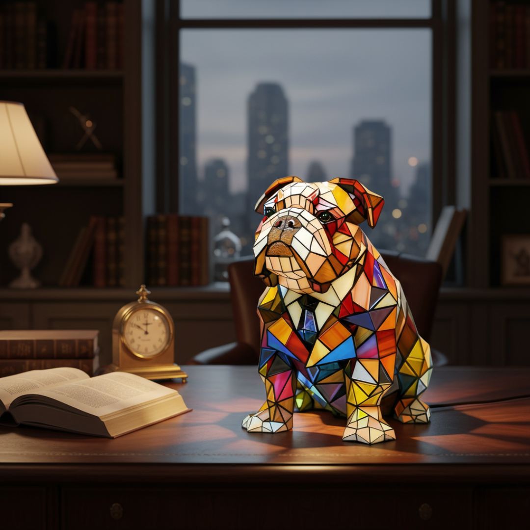 Amulette Bulldog Élégante
