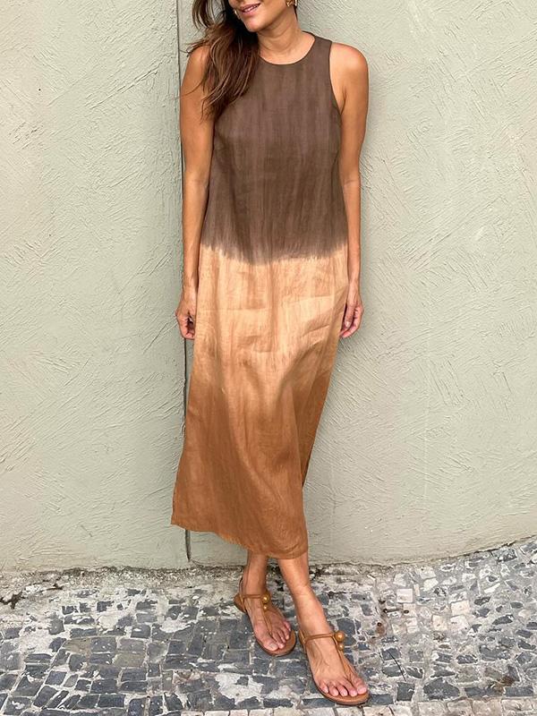 Heather - Robe Gradient Décontractée